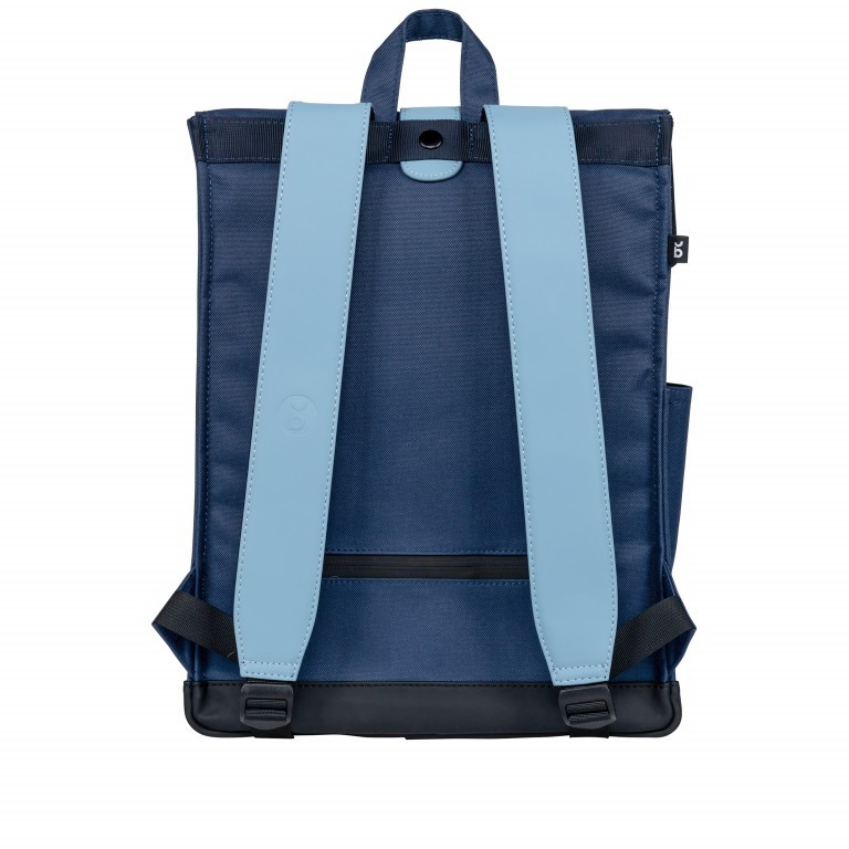 Rucksack AS02 mehrfarbig mit Laptopfach 15,6 Zoll Blue Dove, Farbe: blau/petrol, Marke: Bold Banana, EAN: 8719874694834, Abmessungen in cm: 31x40x12, Bild 3 von 6