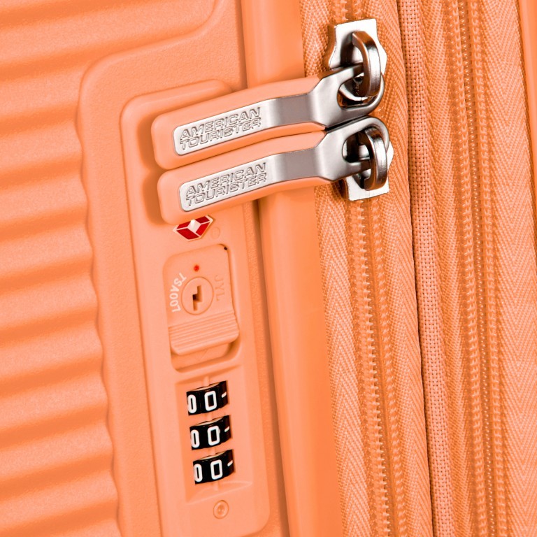 Trolley Soundbox 4-Rollen 67 cm Cantaloupe, Farbe: orange, Marke: American Tourister, EAN: 5400520057631, Abmessungen in cm: 46.5x67x29, Bild 5 von 8