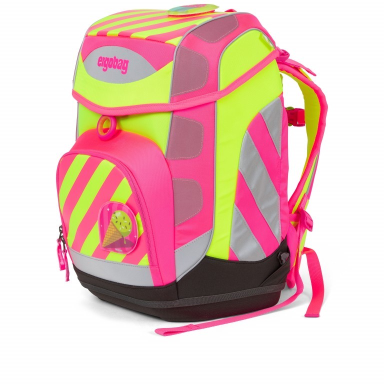 Schulranzen Cubo Neo Special Edition Set 5-teilig StrahleBär, Farbe: rosa/pink, Marke: Ergobag, EAN: 4057081051489, Abmessungen in cm: 25x40x20, Bild 6 von 8