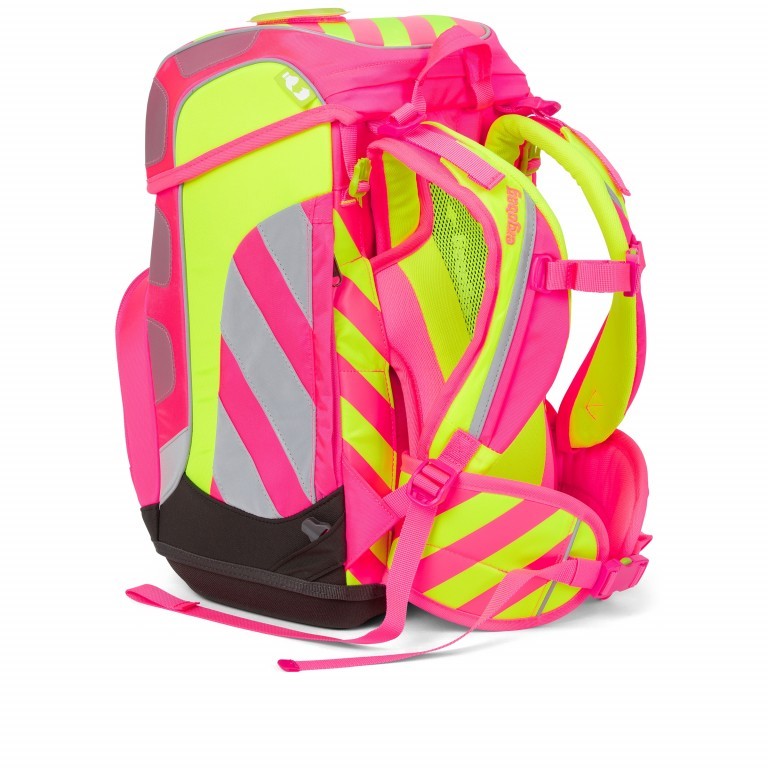 Schulranzen Cubo Neo Special Edition Set 5-teilig StrahleBär, Farbe: rosa/pink, Marke: Ergobag, EAN: 4057081051489, Abmessungen in cm: 25x40x20, Bild 8 von 8