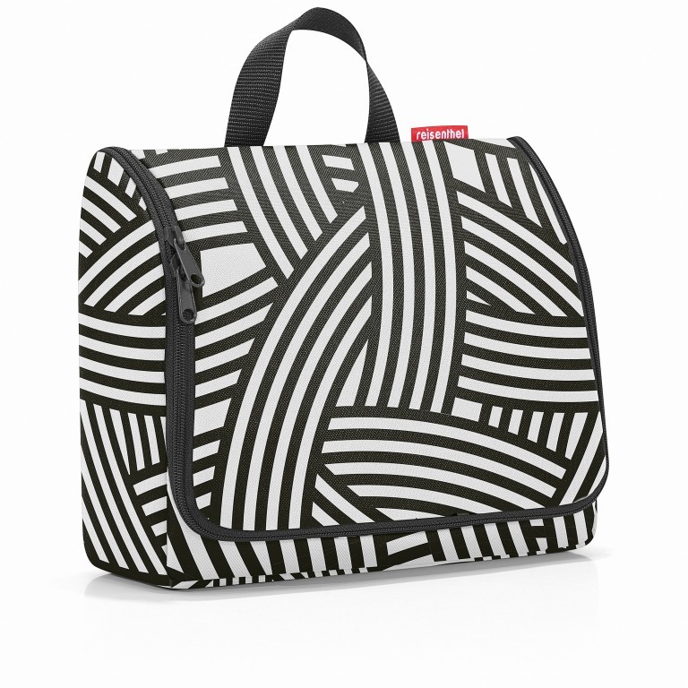Kulturbeutel Toiletbag XL zum Aufhängen Zebra, Farbe: schwarz, Marke: Reisenthel, EAN: 4012013718991, Abmessungen in cm: 28x25x10, Bild 1 von 3