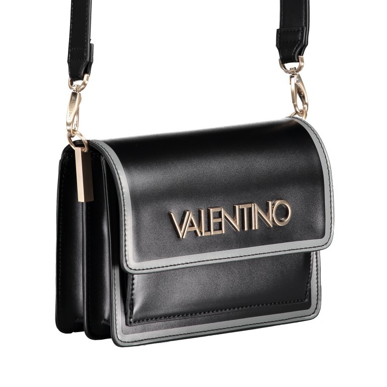 Umhängetasche Mayor Nero Grigio, Farbe: schwarz, Marke: Valentino Bags, EAN: 8058043168906, Abmessungen in cm: 21x17x8, Bild 2 von 7