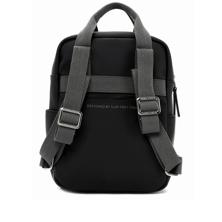 Rucksack Jessy 18004 Black, Farbe: schwarz, Marke: Suri Frey, EAN: 4056185114625, Abmessungen in cm: 24x30x10, Bild 4 von 6