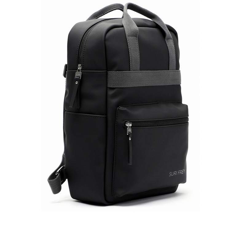 Rucksack Jessy 18005 Black, Farbe: schwarz, Marke: Suri Frey, EAN: 4056185114731, Abmessungen in cm: 26x35x11, Bild 2 von 5
