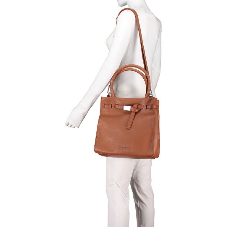 Handtasche Sindy 12581 Cognac, Farbe: cognac, Marke: Suri Frey, EAN: 4056185126963, Abmessungen in cm: 30.5x29x15, Bild 6 von 9