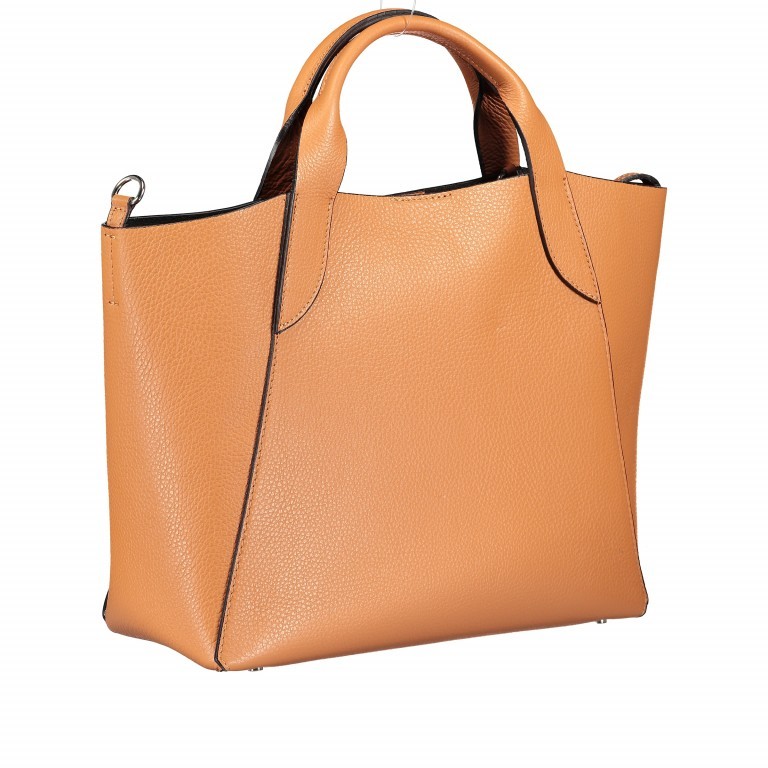 Handtasche Cognac, Farbe: cognac, Marke: Hausfelder Manufaktur, EAN: 4065646004023, Abmessungen in cm: 32x27x12, Bild 2 von 11