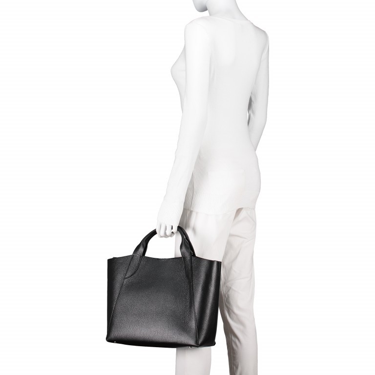 Handtasche Cognac, Farbe: cognac, Marke: Hausfelder Manufaktur, EAN: 4065646004023, Abmessungen in cm: 32x27x12, Bild 4 von 11