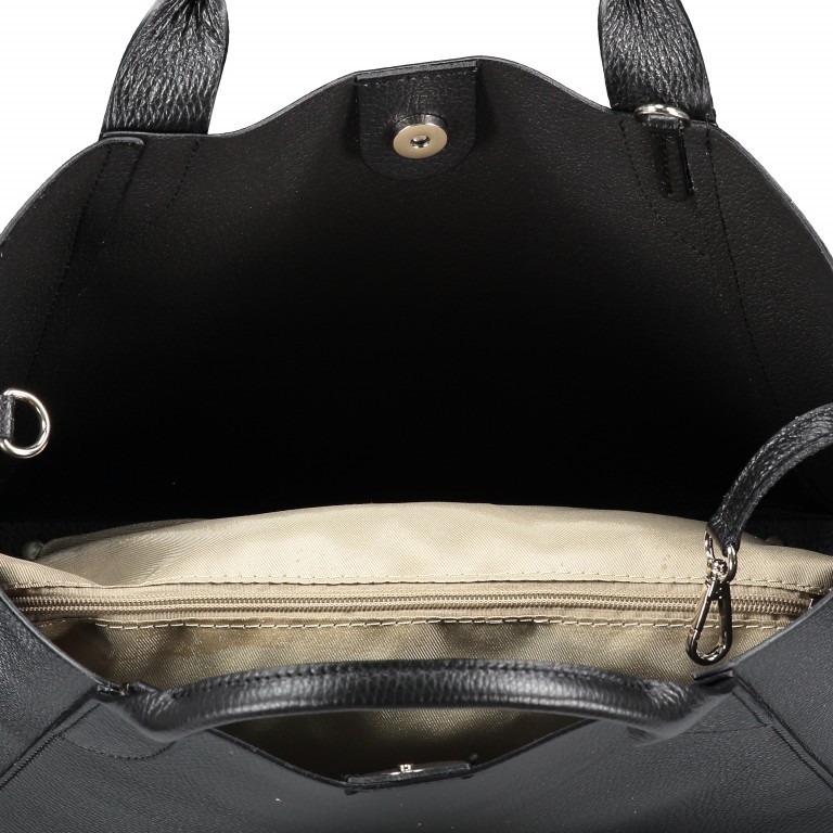 Handtasche Cognac, Farbe: cognac, Marke: Hausfelder Manufaktur, EAN: 4065646004023, Abmessungen in cm: 32x27x12, Bild 8 von 11