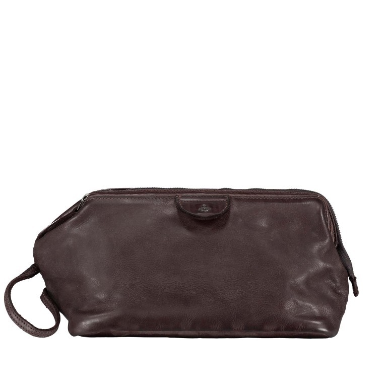 Kulturbeutel Cool-Casual Kit B3.9464 Chocolate Brown, Farbe: braun, Marke: Harbour 2nd, EAN: 4046478043053, Abmessungen in cm: 27x17x14, Bild 1 von 5