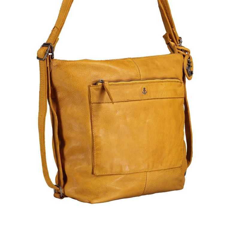 Beuteltasche / Rucksack Anchor-Love Cayenne B3.9113 Oriental Mustard, Farbe: gelb, Marke: Harbour 2nd, EAN: 4046478041622, Abmessungen in cm: 26x31x12, Bild 2 von 7