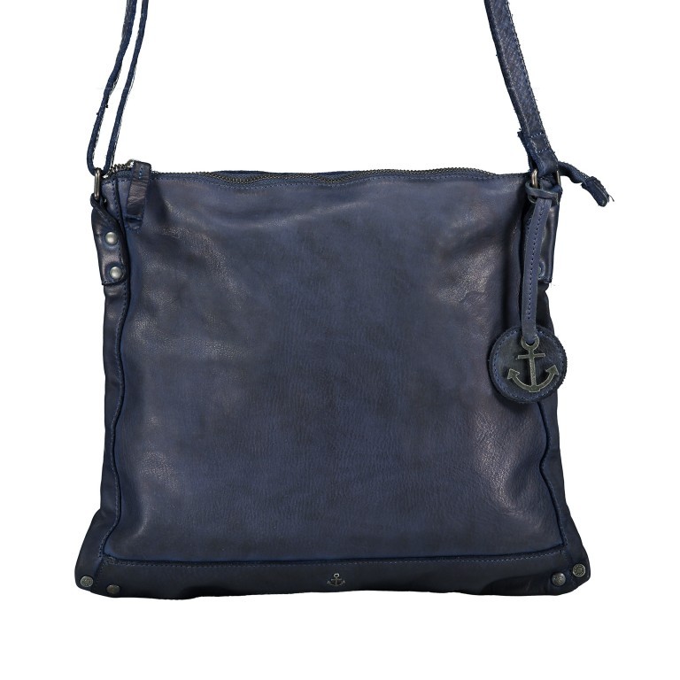 Umhängetasche Anchor-Love Vera B3.0011 Midnight Navy, Farbe: blau/petrol, Marke: Harbour 2nd, EAN: 4046478046221, Abmessungen in cm: 34.5x31x1, Bild 1 von 6