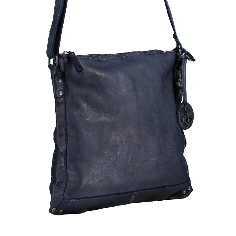 Umhängetasche Anchor-Love Vera B3.0011 Midnight Navy, Farbe: blau/petrol, Marke: Harbour 2nd, EAN: 4046478046221, Abmessungen in cm: 34.5x31x1, Bild 2 von 6