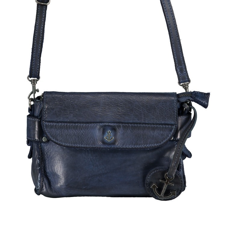 Umhängetasche Anchor-Love Tessa B3.7597 Midnight Navy, Farbe: blau/petrol, Marke: Harbour 2nd, EAN: 4046478046405, Abmessungen in cm: 19x15x3, Bild 1 von 8