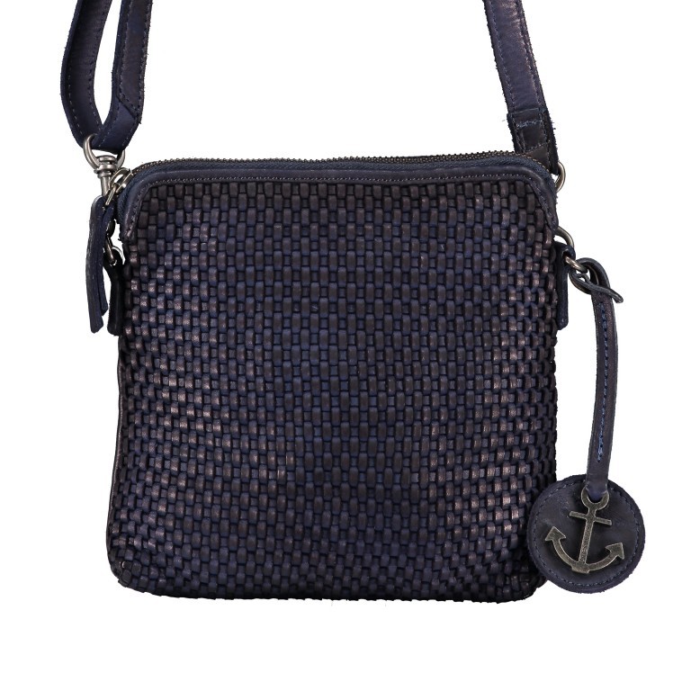 Umhängetasche Soft-Weaving Thelma B3.9786 Midnight Navy, Farbe: blau/petrol, Marke: Harbour 2nd, EAN: 4046478045637, Abmessungen in cm: 19.5x20x3, Bild 1 von 8