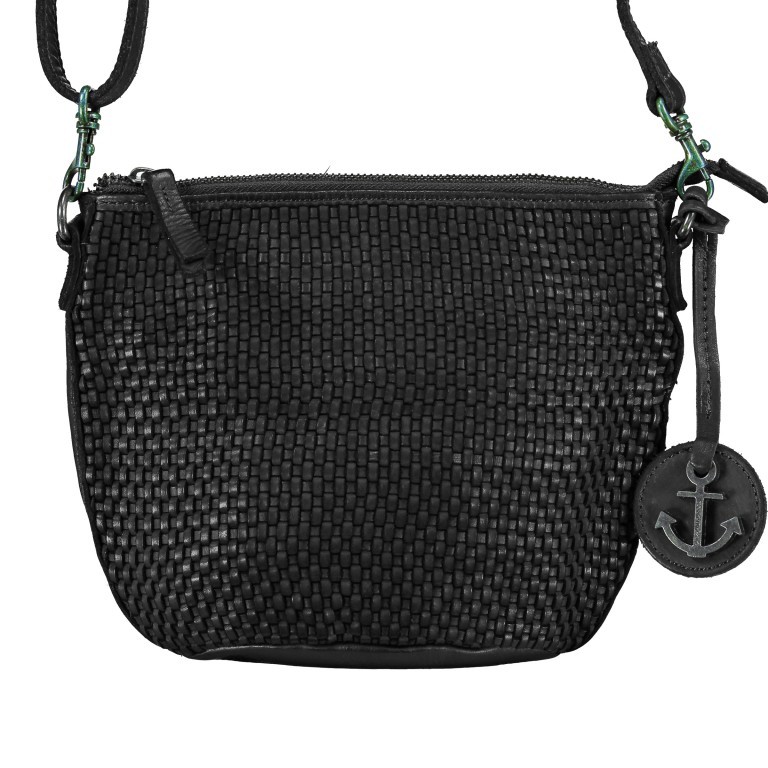 Umhängetasche Soft-Weaving Verna B3.9795 Dark Ash, Farbe: anthrazit, Marke: Harbour 2nd, EAN: 4046478044456, Abmessungen in cm: 24x18x8, Bild 1 von 6