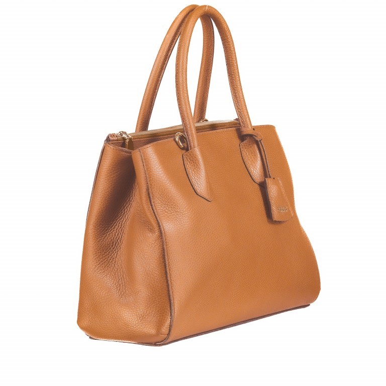 Handtasche Adria Cognac, Farbe: cognac, Marke: Abro, EAN: 4061724454964, Abmessungen in cm: 33x25x16, Bild 2 von 7