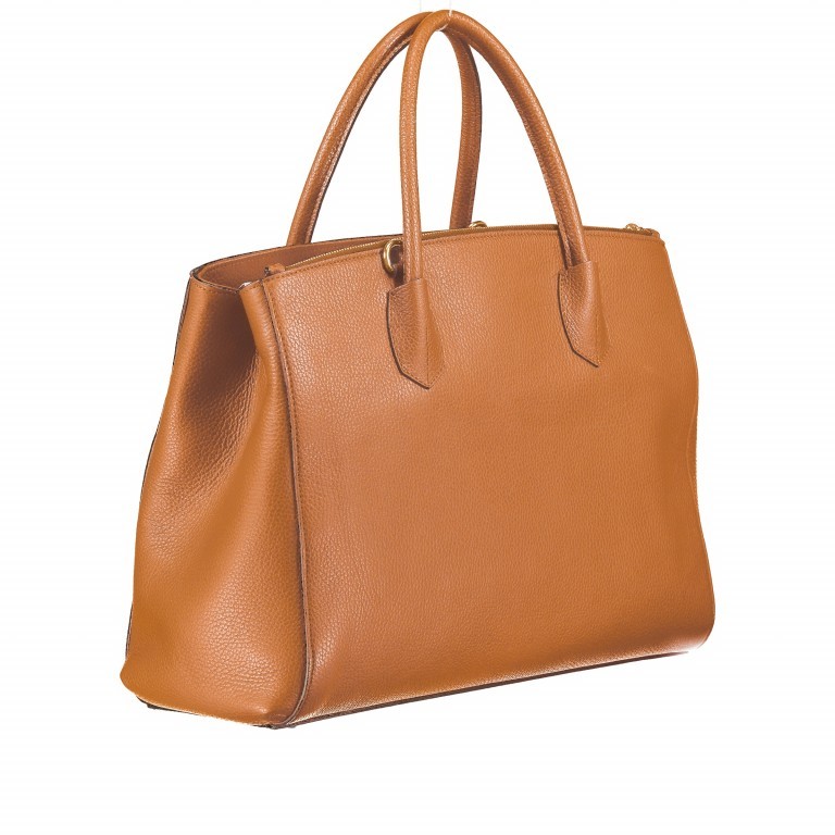 Handtasche Adria Cognac, Farbe: cognac, Marke: Abro, EAN: 4061724454971, Abmessungen in cm: 43x27x17, Bild 2 von 7