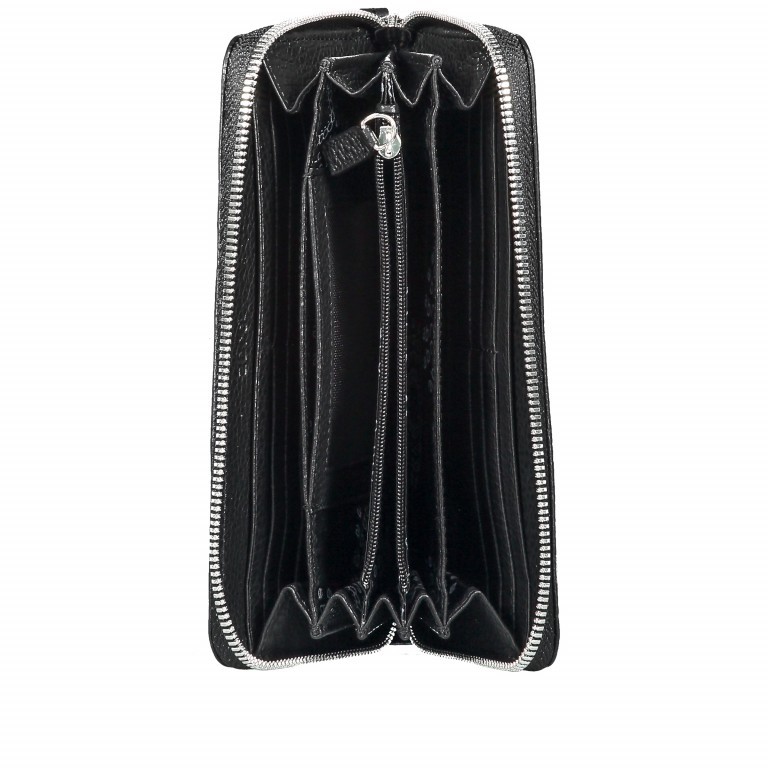 Geldbörse Adria Black Nickel, Farbe: schwarz, Marke: Abro, EAN: 4061724057684, Abmessungen in cm: 10.5x19x2, Bild 3 von 3