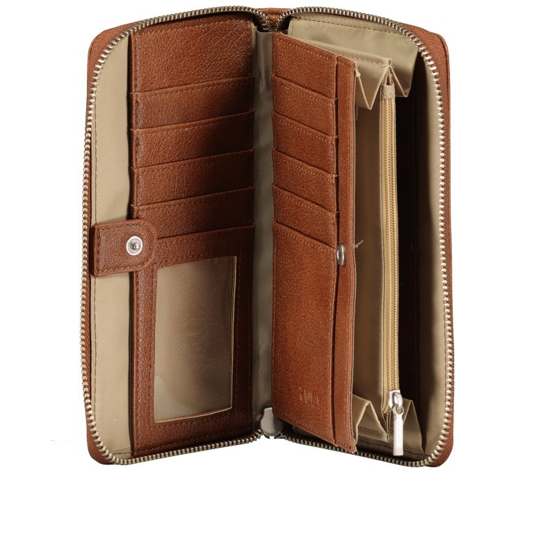 Geldbörse Mademoiselle Wallet MW2 Cognac, Farbe: cognac, Marke: Zwei, EAN: 4250257921030, Abmessungen in cm: 19.5x10x3, Bild 5 von 6