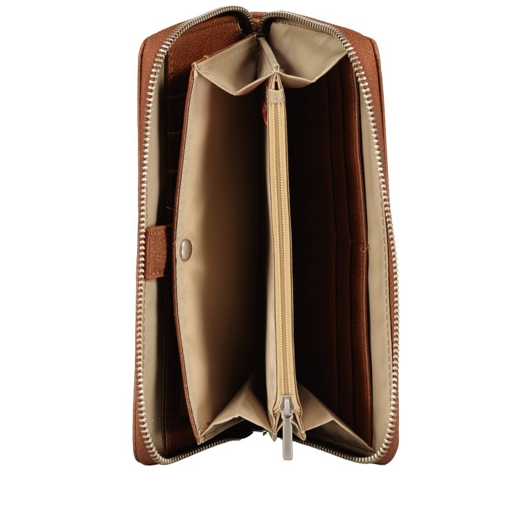 Geldbörse Mademoiselle Wallet MW2 Cognac, Farbe: cognac, Marke: Zwei, EAN: 4250257921030, Abmessungen in cm: 19.5x10x3, Bild 6 von 6