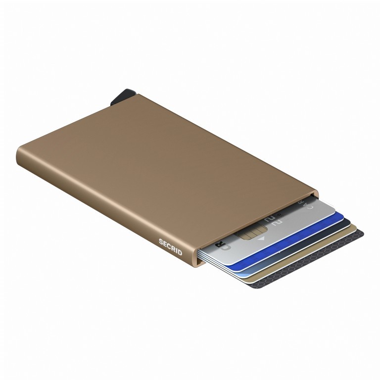 Kartenetui Cardprotector Sand, Farbe: beige, Marke: Secrid, EAN: 8718215287841, Abmessungen in cm: 6.3x10.2x0.8, Bild 1 von 3