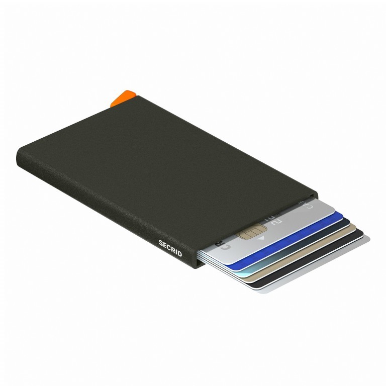 Kartenetui Cardprotector Powder Moss, Farbe: grün/oliv, Marke: Secrid, EAN: 8718215287827, Abmessungen in cm: 6.3x10.2x0.8, Bild 3 von 3