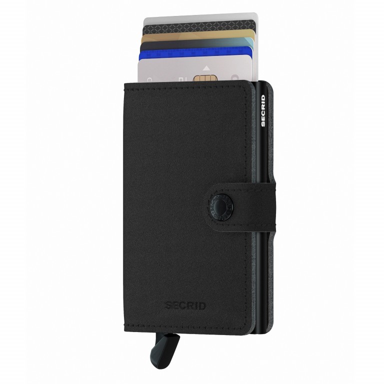 Geldbörse Miniwallet Yard vegan Black, Farbe: schwarz, Marke: Secrid, EAN: 8718215287933, Abmessungen in cm: 6.5x10.2x2.1, Bild 5 von 5