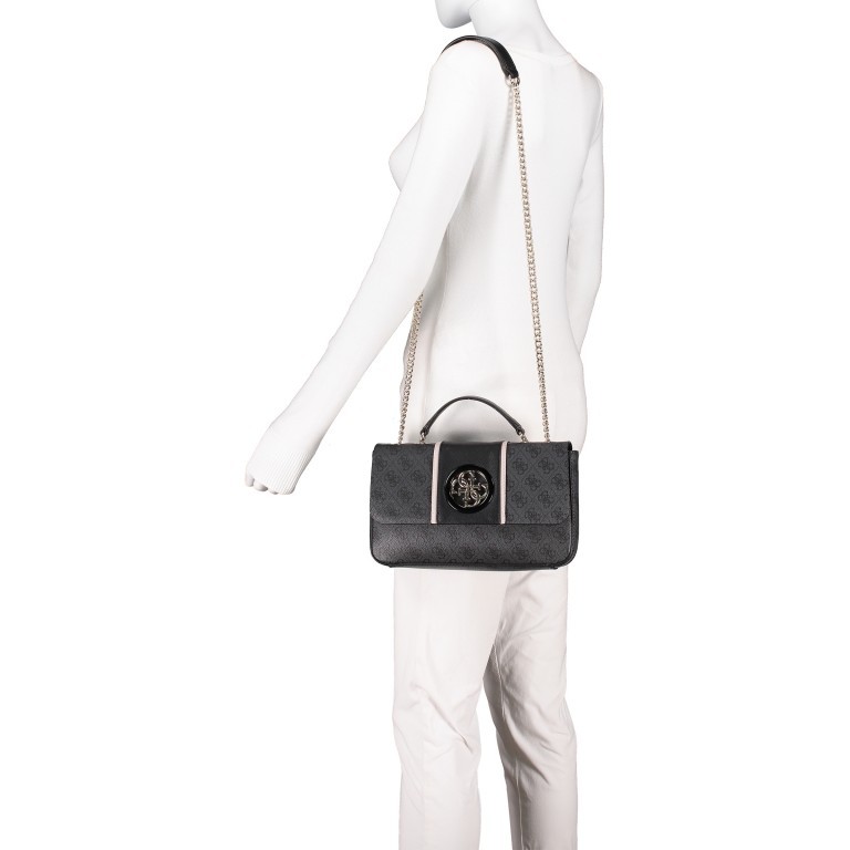 Umhängetasche Openroad Black, Farbe: schwarz, Marke: Guess, EAN: 0190231374725, Abmessungen in cm: 27.5x18x5, Bild 5 von 7
