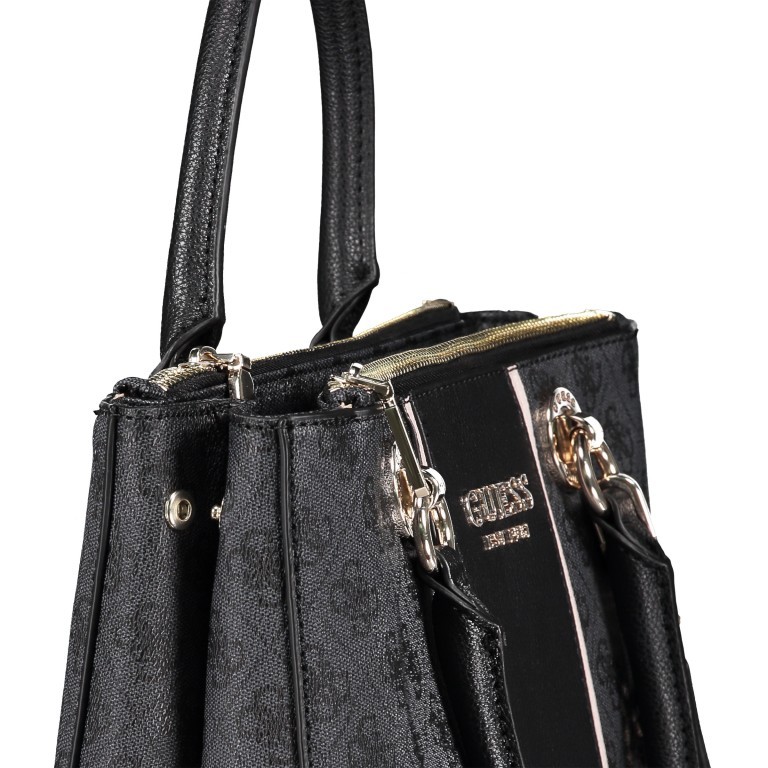 Handtasche Cathleen Coal, Farbe: schwarz, Marke: Guess, EAN: 0190231373018, Abmessungen in cm: 37x26x12, Bild 10 von 10