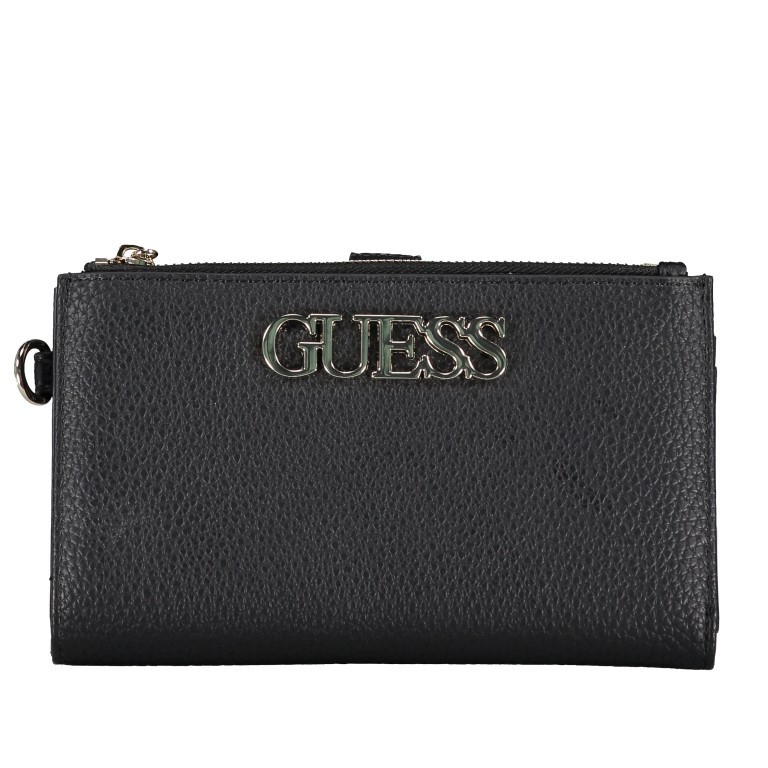 Geldbörse Black, Farbe: schwarz, Marke: Guess, EAN: 0190231229704, Abmessungen in cm: 18.5x11x3, Bild 1 von 6