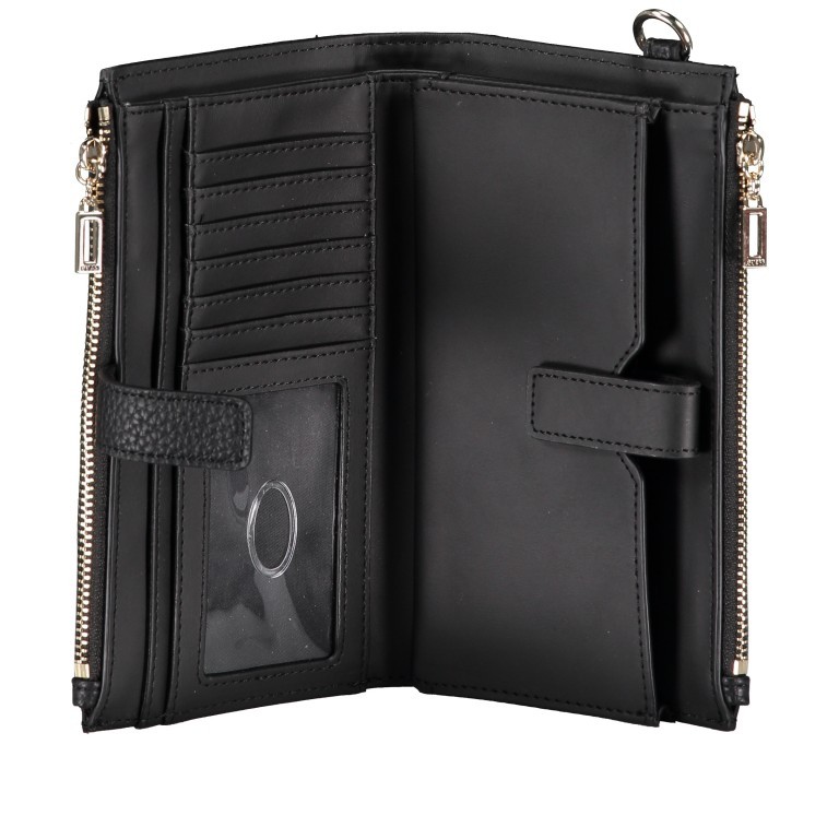 Geldbörse Black, Farbe: schwarz, Marke: Guess, EAN: 0190231229704, Abmessungen in cm: 18.5x11x3, Bild 4 von 6