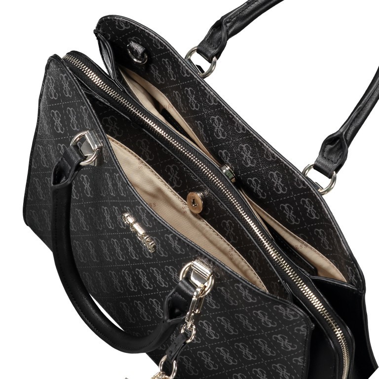 Handtasche Camy Coal Multi, Farbe: schwarz, Marke: Guess, EAN: 0190231370383, Abmessungen in cm: 34x26x12, Bild 9 von 11
