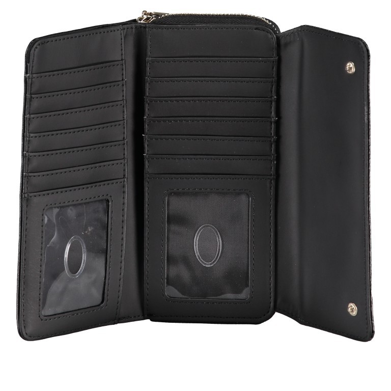 Geldbörse Camy Coal Multi, Farbe: schwarz, Marke: Guess, EAN: 0190231370581, Abmessungen in cm: 19x10x4, Bild 3 von 4