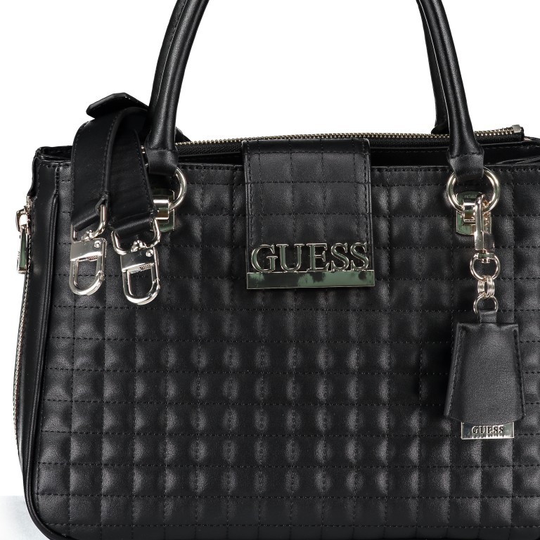 Handtasche Matrix Black, Farbe: schwarz, Marke: Guess, EAN: 0190231369172, Abmessungen in cm: 31x22x10, Bild 9 von 10