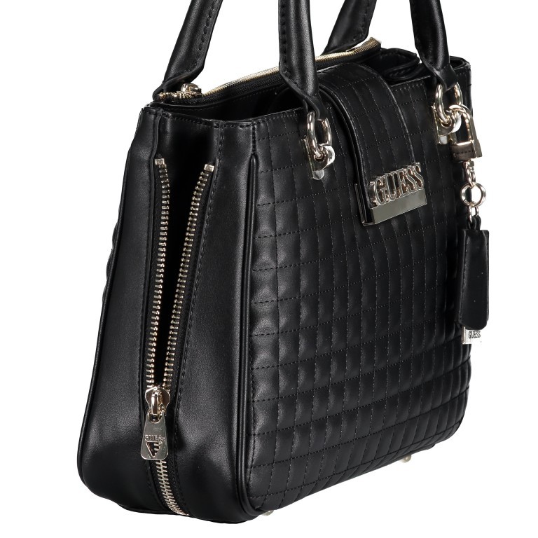 Handtasche Matrix Black, Farbe: schwarz, Marke: Guess, EAN: 0190231369172, Abmessungen in cm: 31x22x10, Bild 10 von 10