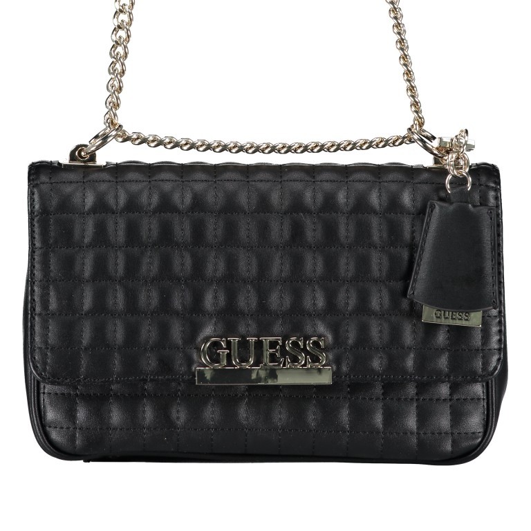 Umhängetasche Matrix Black, Farbe: schwarz, Marke: Guess, EAN: 0190231369295, Abmessungen in cm: 24x16x6, Bild 1 von 7