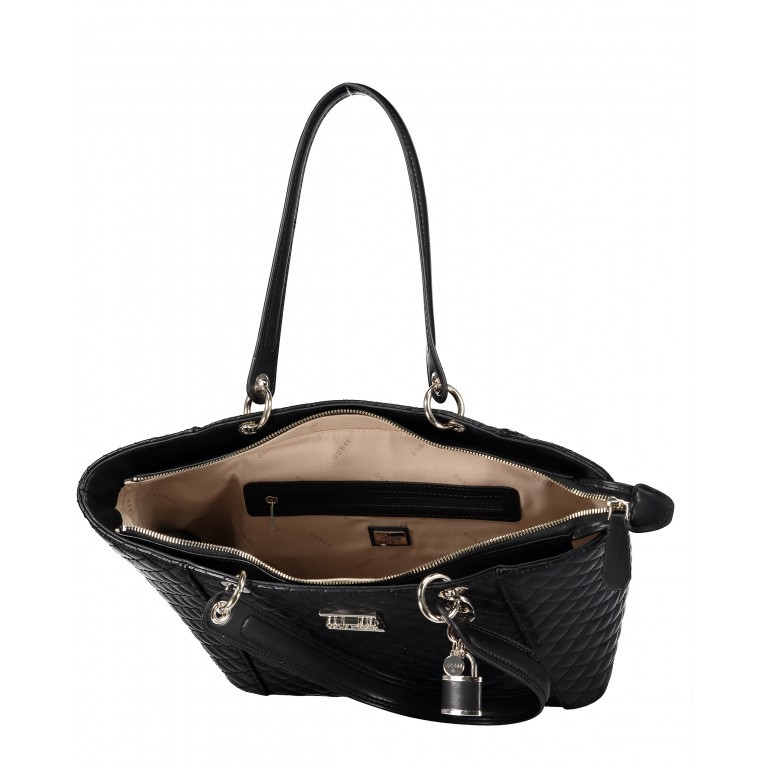 Shopper Kamryn Black, Farbe: schwarz, Marke: Guess, EAN: 0190231366843, Abmessungen in cm: 38x25x15, Bild 6 von 6