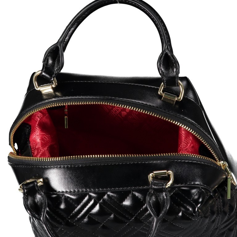 Handtasche Borsa Quilted Nappa Schwarz, Farbe: schwarz, Marke: Love Moschino, EAN: 8059826675994, Abmessungen in cm: 23.5x18x11, Bild 7 von 7