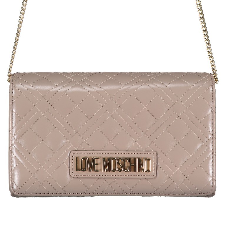 Umhängetasche Borsa Quilted Nappa Taupe, Farbe: taupe/khaki, Marke: Love Moschino, EAN: 8059826729598, Abmessungen in cm: 22.5x14x6, Bild 1 von 7