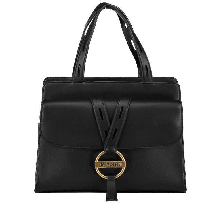 Handtasche Schwarz, Farbe: schwarz, Marke: Love Moschino, EAN: 8059826648769, Bild 1 von 10
