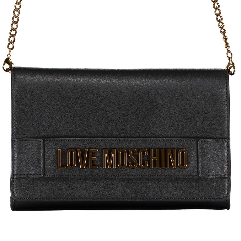 Umhängetasche Borsa Schwarz, Farbe: schwarz, Marke: Love Moschino, EAN: 8059826241175, Abmessungen in cm: 22x14x6, Bild 1 von 7