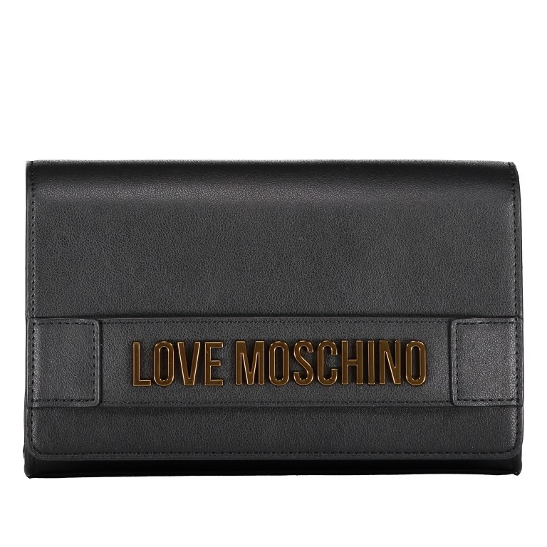 Umhängetasche Borsa Schwarz, Farbe: schwarz, Marke: Love Moschino, EAN: 8059826241175, Abmessungen in cm: 22x14x6, Bild 7 von 7