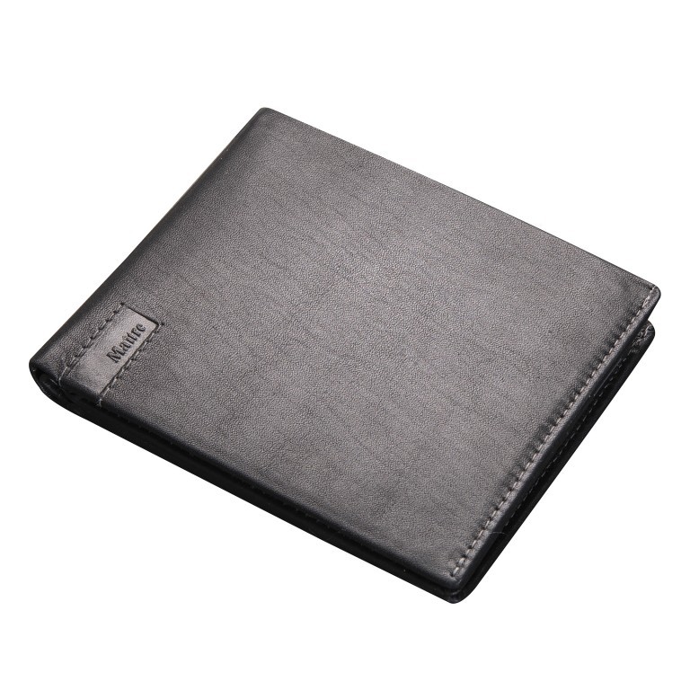 Geldbörse Tinello Galbert Schwarz, Farbe: schwarz, Marke: Maitre, EAN: 4006053087872, Abmessungen in cm: 12x9.7x2, Bild 2 von 6