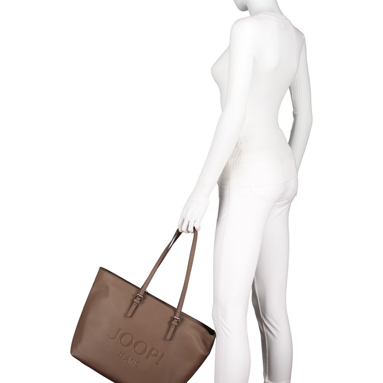 Shopper Lettera Lara LHZ Fungi, Farbe: taupe/khaki, Marke: Joop!, EAN: 4053533933563, Bild 4 von 6