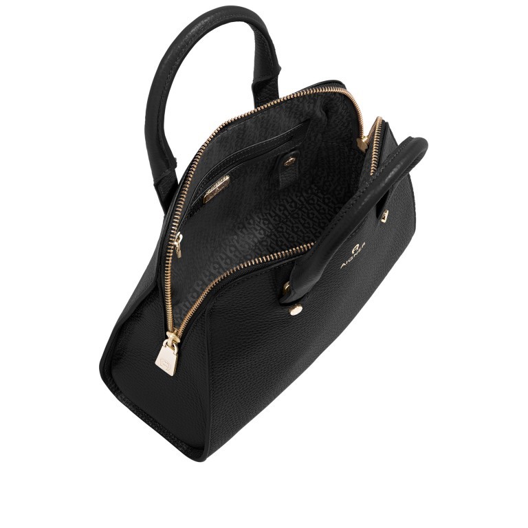 Handtasche Ivy S 135-316 Black Gold, Farbe: schwarz, Marke: AIGNER, EAN: 4055539226717, Abmessungen in cm: 25x21x10, Bild 7 von 7
