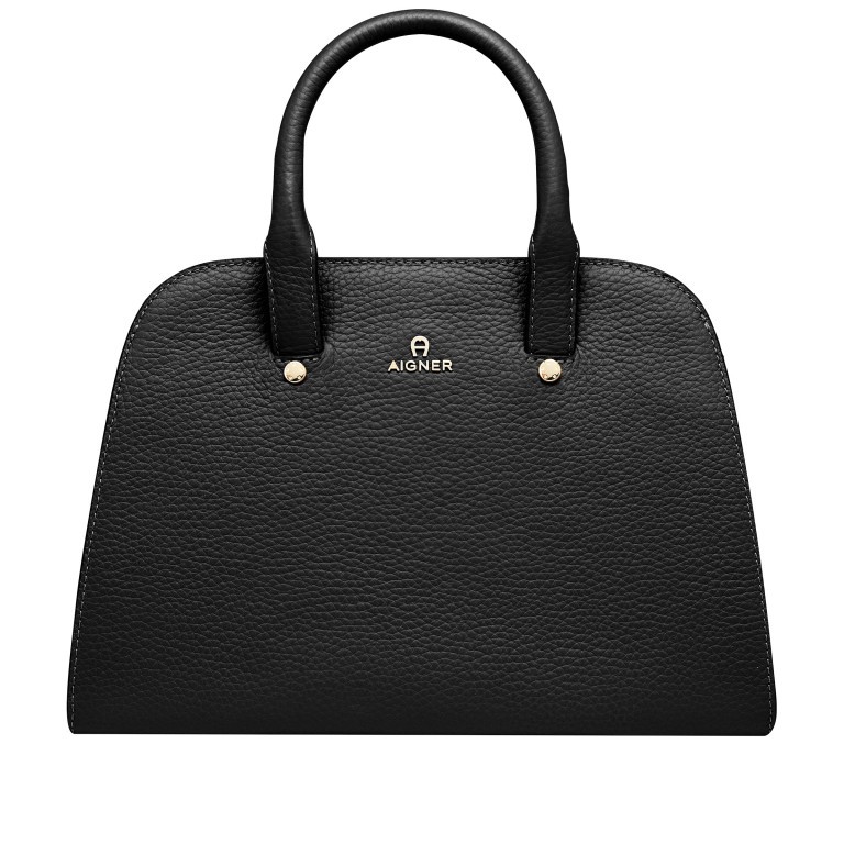 Handtasche Ivy 135-390 Black Gold, Farbe: schwarz, Marke: AIGNER, EAN: 4055539330643, Abmessungen in cm: 29x21x12.5, Bild 1 von 7