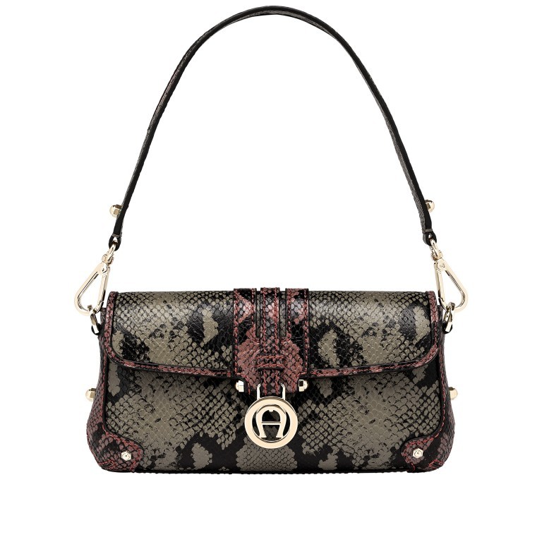 Umhängetasche Lori Mini Mud Green, Farbe: grün/oliv, Marke: AIGNER, EAN: 4055539330575, Abmessungen in cm: 25x13x4, Bild 1 von 8