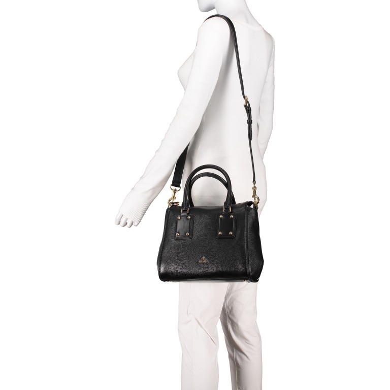 Handtasche Nova Black, Farbe: schwarz, Marke: AIGNER, EAN: 4055539329838, Abmessungen in cm: 27x24x14.5, Bild 4 von 6