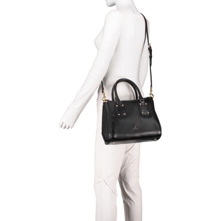 Handtasche Nova Black, Farbe: schwarz, Marke: AIGNER, EAN: 4055539329838, Abmessungen in cm: 27x24x14.5, Bild 5 von 6