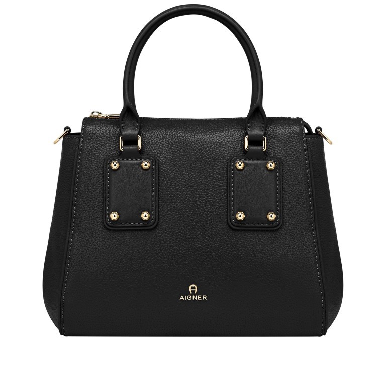 Handtasche Nova Black, Farbe: schwarz, Marke: AIGNER, EAN: 4055539329838, Abmessungen in cm: 27x24x14.5, Bild 1 von 6